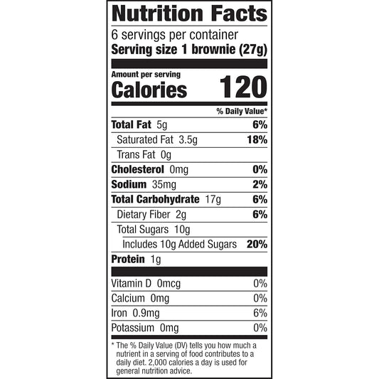 Larabar Kids Chocolate Brownie Gluten Free Bars, 0.96 Oz Bars, 6 Ct (Pack Of 8)