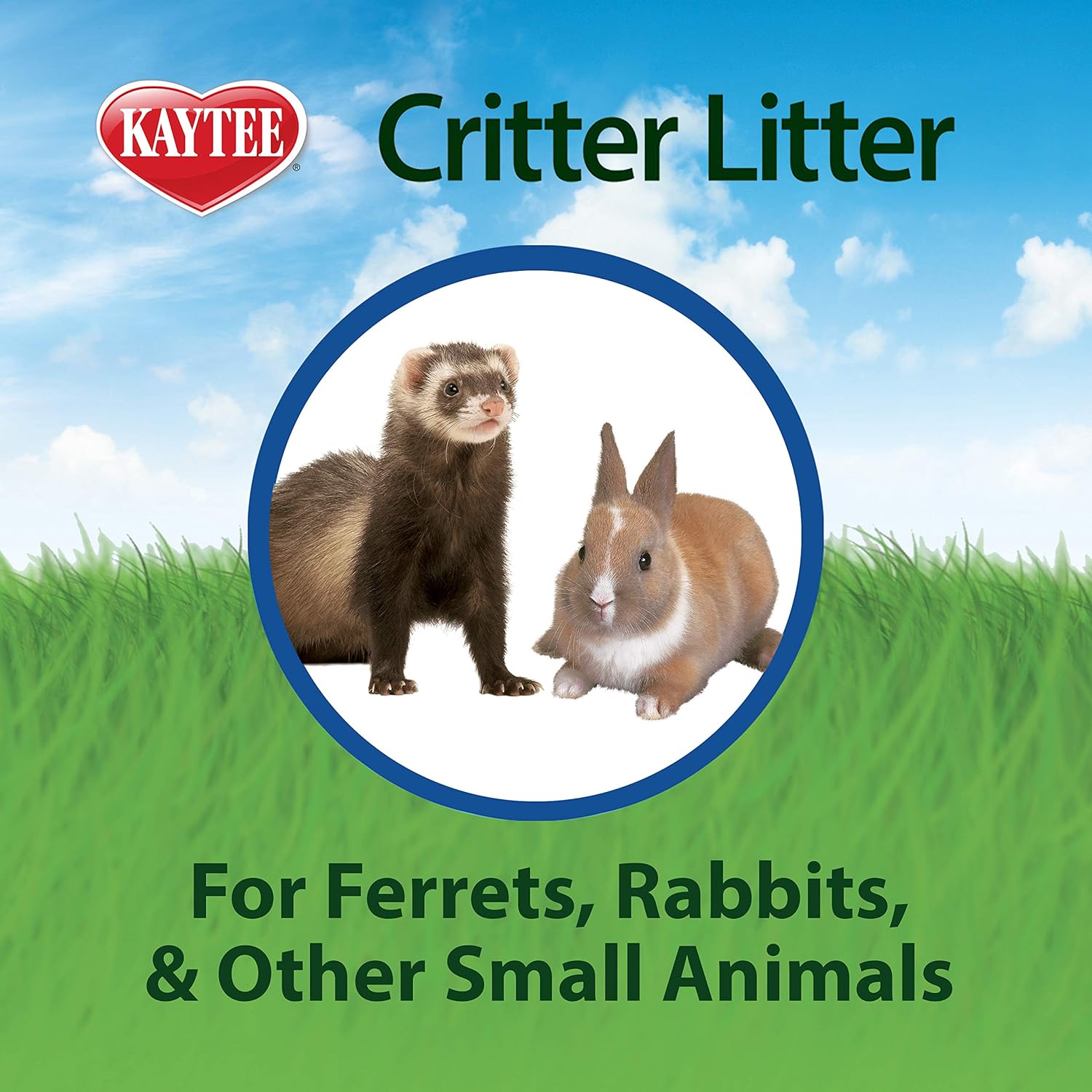 Kaytee Premium Potty Training Critter Litter for Pet Ferrets, Rabbits & Other Small Animals, 8 lb : Rabbit Litter Pellets : Pet Supplies