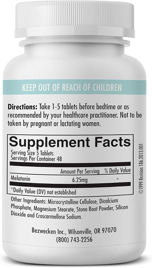 Bezwecken - Melatonin - 240 Tablets - Professionally Formulated - Potent, Safe, Vegetarian