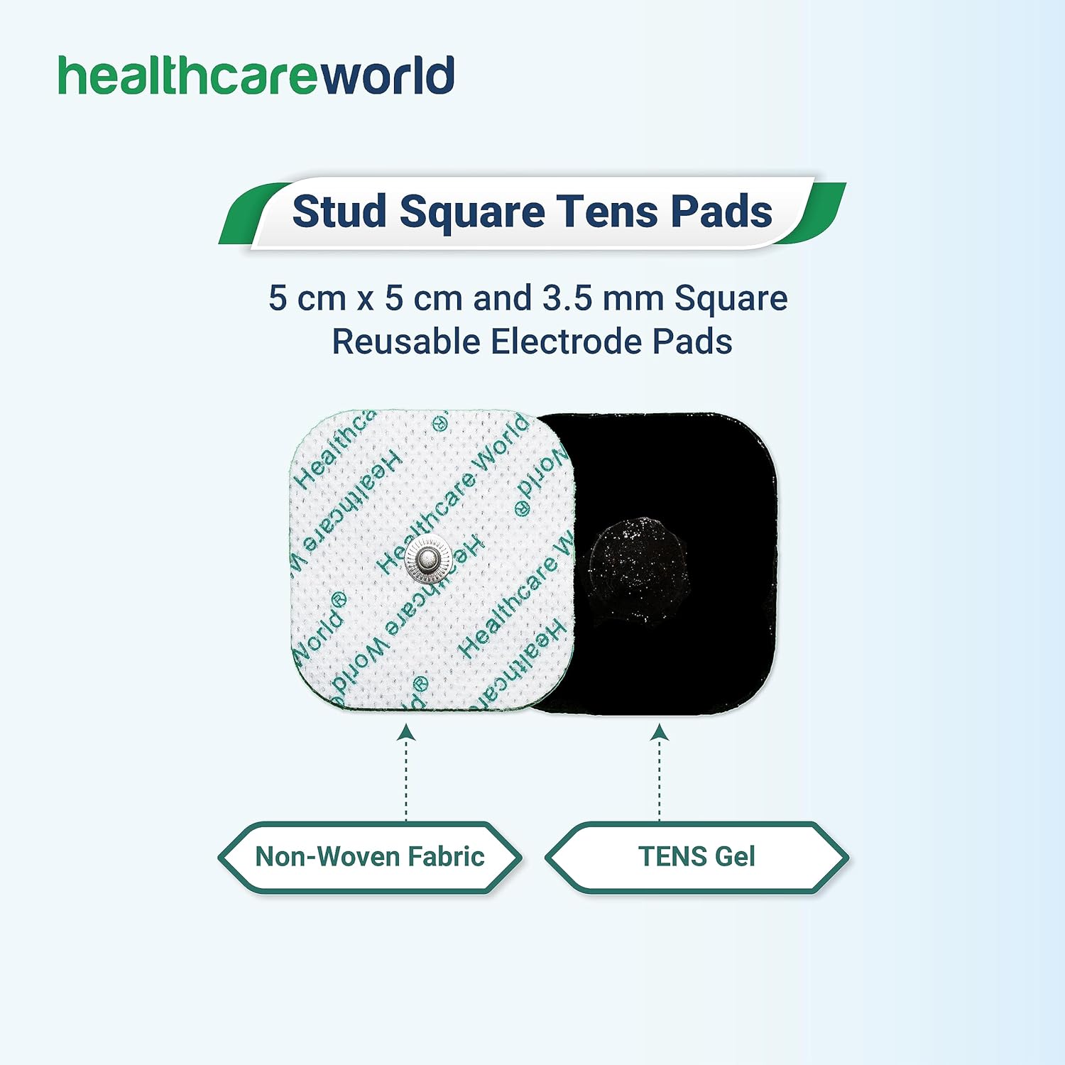 Tens Electrode Pads (20 pcs) Self-Adhesive Electrodes with 3.5mm Stud Connection Compatible with Beurer, Sanitas Tens Machines : Amazon.co.uk: Health & Personal Care