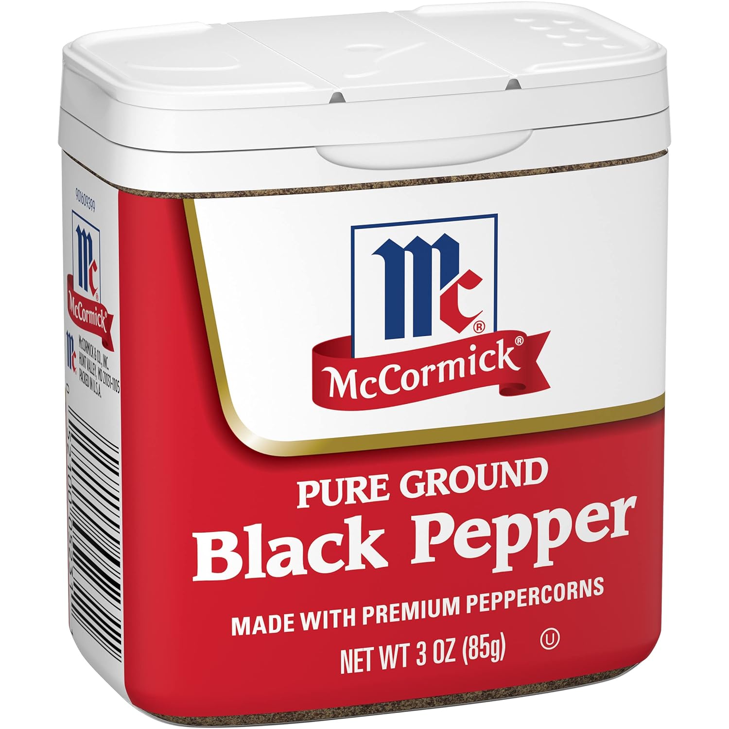 McCormick Pure Ground Black Pepper, 3 oz (Pack of 12)