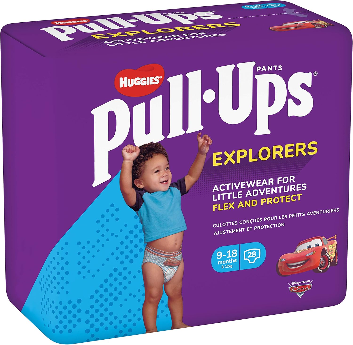 Huggies Pull-Ups, Explorers Nappy Pants for Boys - 9-18 Months, Size 3-4- Flex and Protect Pull Up Nappies with Potty Training Wetness Indicator , Pack of 28 : Amazon.co.uk: Baby Products