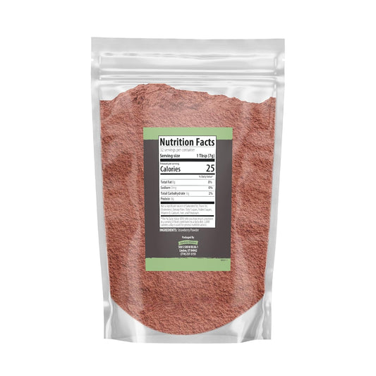 Birch & Meadow Strawberry Powder, Sweet Fruity Flavor, Smoothies & Shakes, Easy Add-In For Baking
