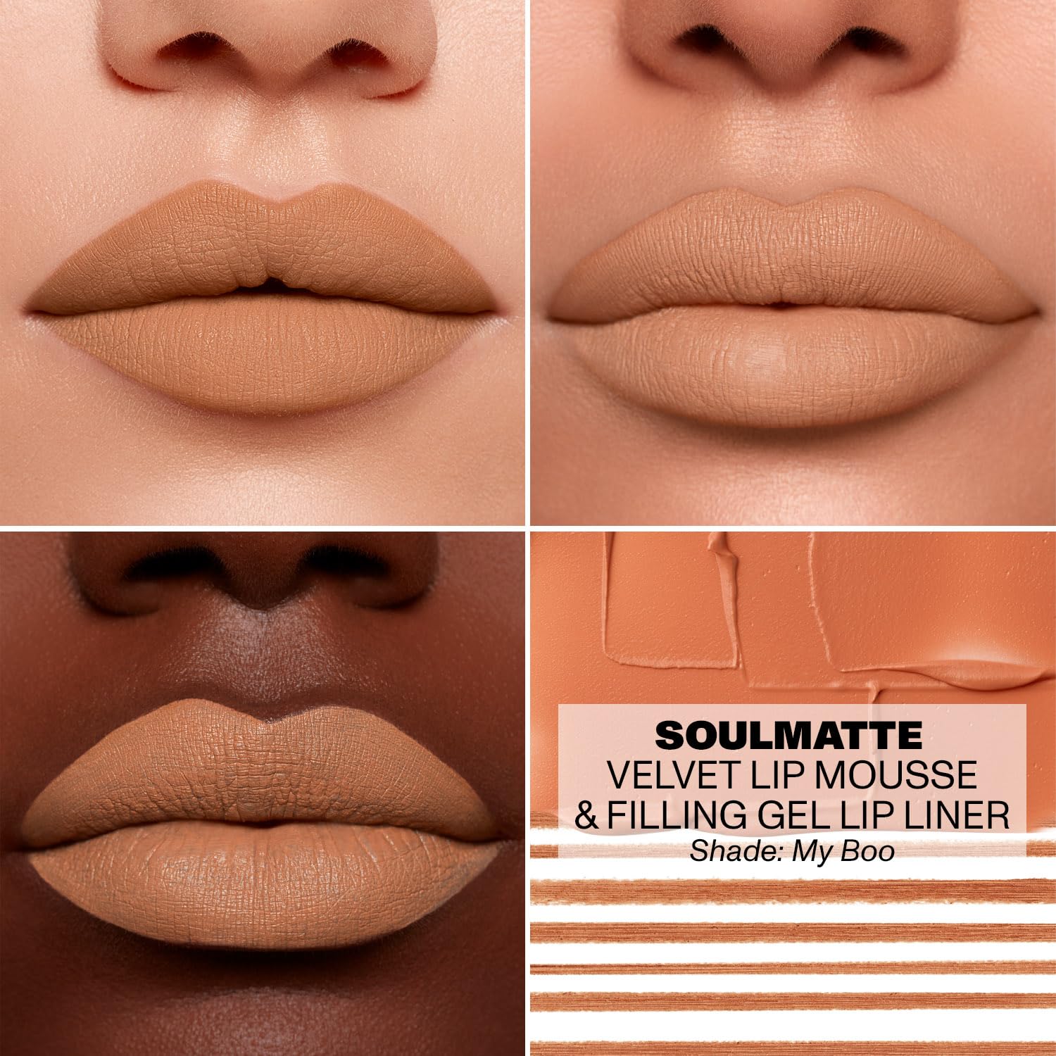 Morphe Soulmatte Velvet Lip Mousse Matte Lipstick - Air-Whipped, Soft Matte Lip Makeup With Vitamin E To Hydrate, Soften And Smooth Lips - Other Half (0.128 Oz) : Beauty & Personal Care