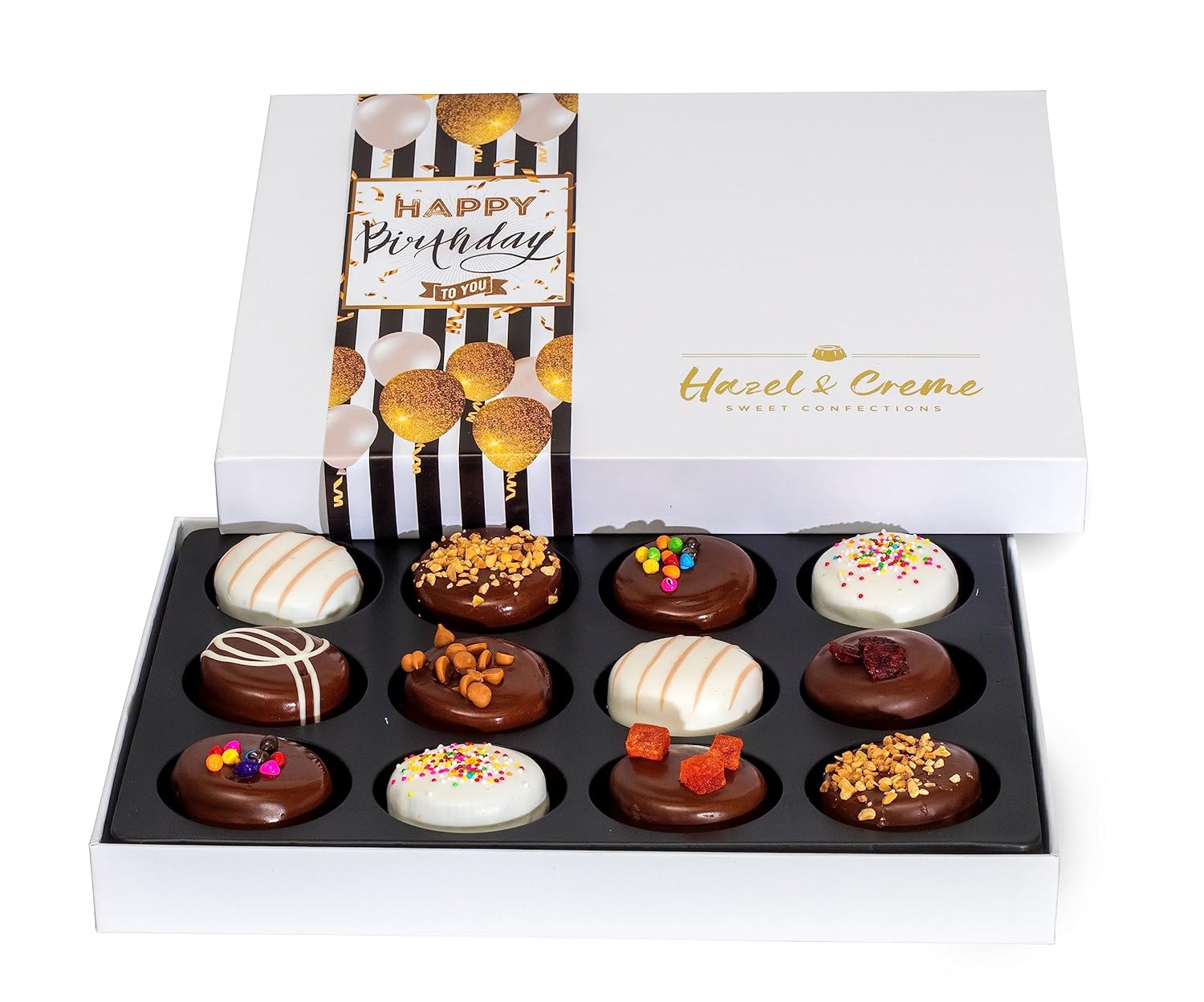 Birthday Cookies - Gourmet Birthday Gift Box - Happy Birthday Food Gift - Cookie Birthday Gifts For Women/Men