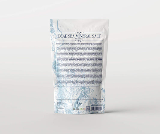 Mystic Moments Dead Sea Mineral Salt 5Kg | Natural Bath Soak For Muscle, Perfect For Skin, Face & Body 100% Natural Vegan Gmo Free