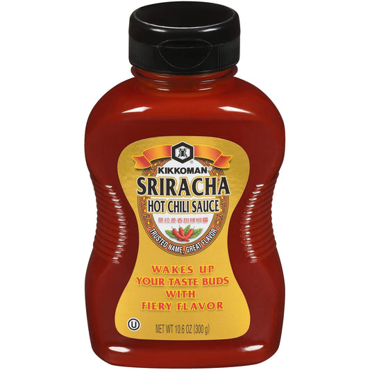 Kikkoman Sriracha Hot Chili Sauce, 10.6 Oz (9 Pack)