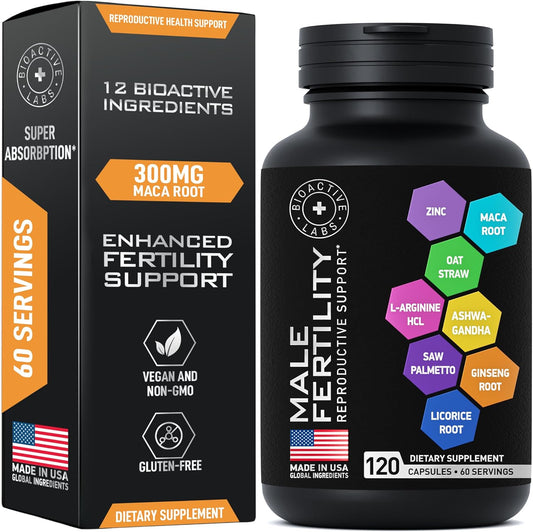 Fertility Supplements And Prostate Health Supplements Mens Health Bundle