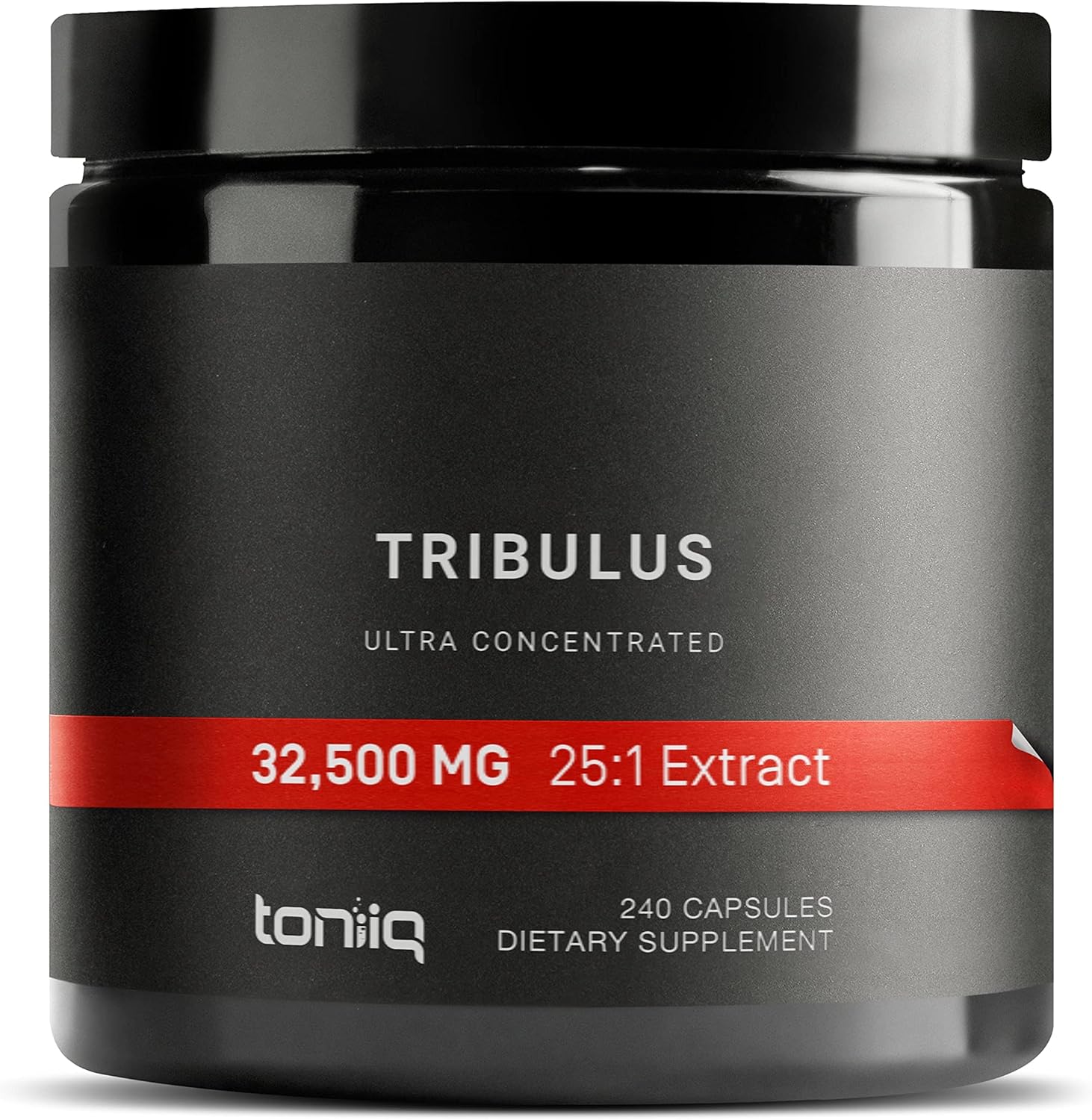 Toniiq Ultra High Strength Tribulus Capsules - 95% Saponins - 1300Mg Concentrated Extract Formula - 240 Caps