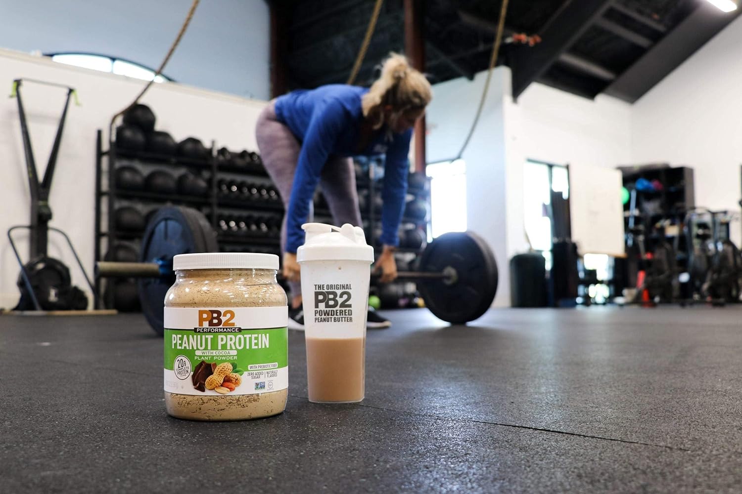 PB2 Performance Peanut Protein Powder with Dutch Cocoa – [2 lb/32 oz Jar] – 20g of Vegan Plant Based Protein Powder, Non GMO, Gluten Free, Non Dairy : Health & Household