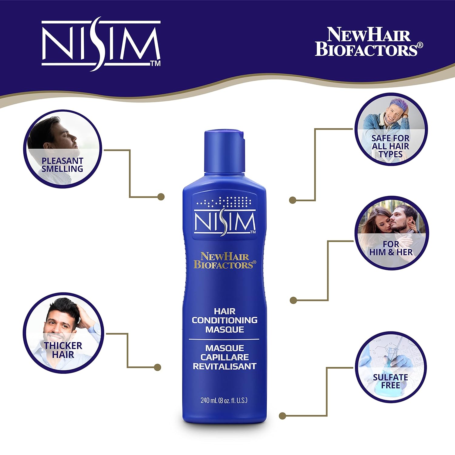 Nisim Hair Conditioning Masque - 8 Ounce (240 milliliter) : Beauty & Personal Care