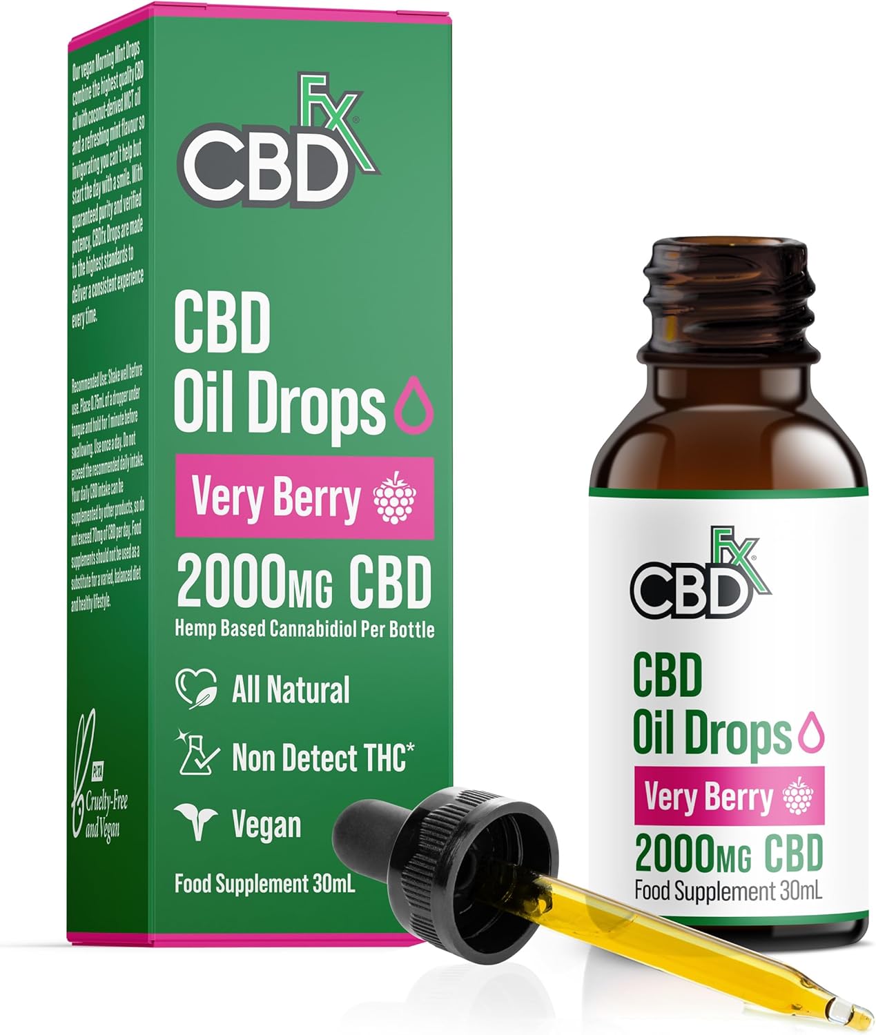 Cbdfx 2000Mg Cbd Spray High Strength Flavoured Cbd Oil Zesty Orange Vegan Non-Gmo Blended With Mct Oil Improved Purity No Thc 30 Ml (40 Days)