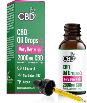Cbdfx 2000Mg Cbd Spray High Strength Flavoured Cbd Oil Zesty Orange Vegan Non-Gmo Blended With Mct Oil Improved Purity No Thc 30 Ml (40 Days)