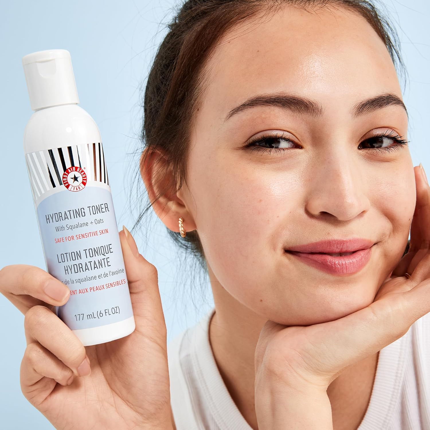 First Aid Beauty - Hydrating Toner With Squalane And Oats, Naturual Wild Oat Skin Calming Toner, Helps Reduce Lines & Wrinkles, Safe For Sensitive Skin, Alcohol-Free Balanced Hydration, 6 Oz : Beauty & Personal Care