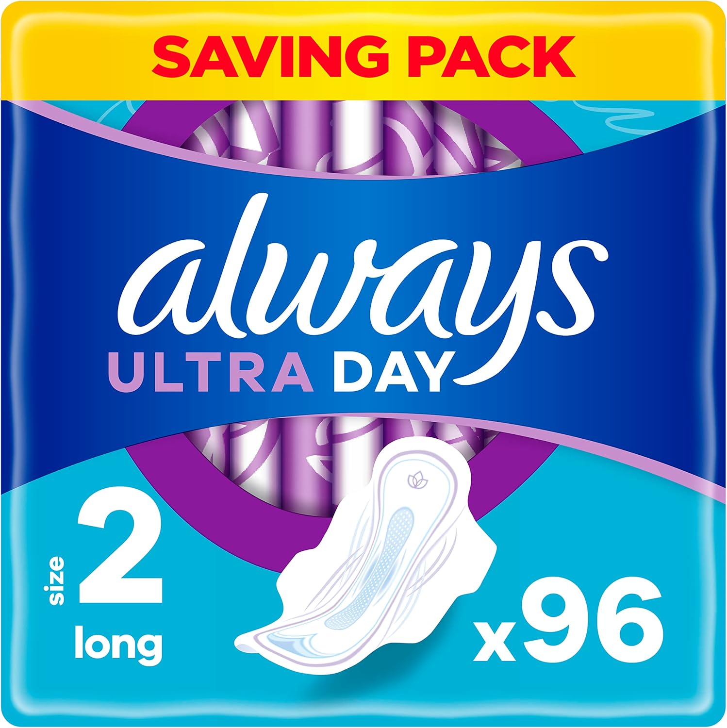 Always Ultra Sanitary Towels Long With Wings (Size 2) 11Ct