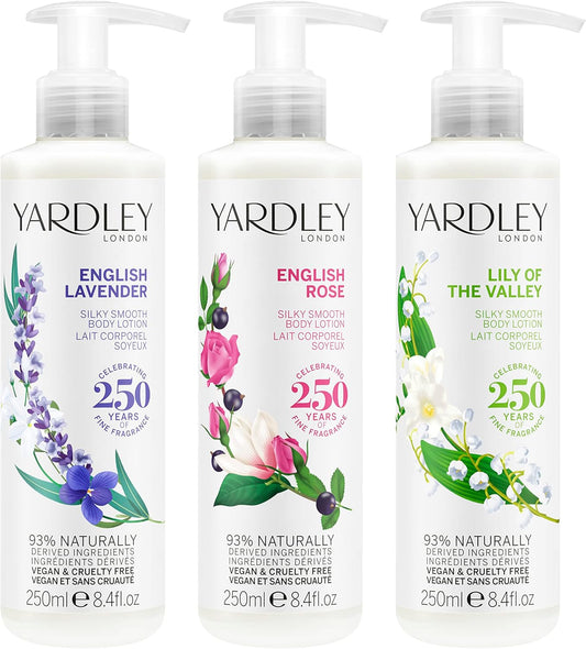 Yardley Of London English Rose Silky Smooth Body Lotion For Her 250Ml