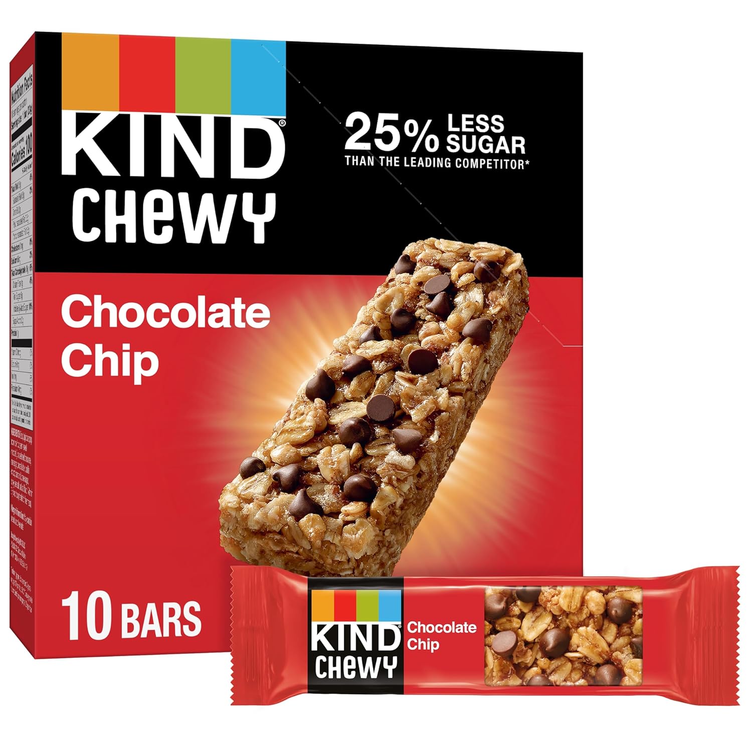 Kind Granola Chewy Bar, Chocolate Chip, 10 Count