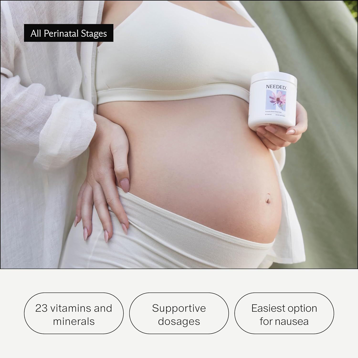 Needed. Multivitamin for Prenatal | Prenatal Multi Essentials Capsule- Pregnancy, Breastfeeding, Postpartum | Expertly-Formulated & Third-Party Tested, | 30-Day Supply : Health & Household