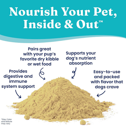 Solid Gold Dog Food Seasoning For Picky Eaters - Nutrientboost Dog Food Topper Shaker Appetite Enhancer For Dogs Pumpkin Flavor - Contains Proteins & Amino Acids To Promote Digestion & Immunity - 2 Ct