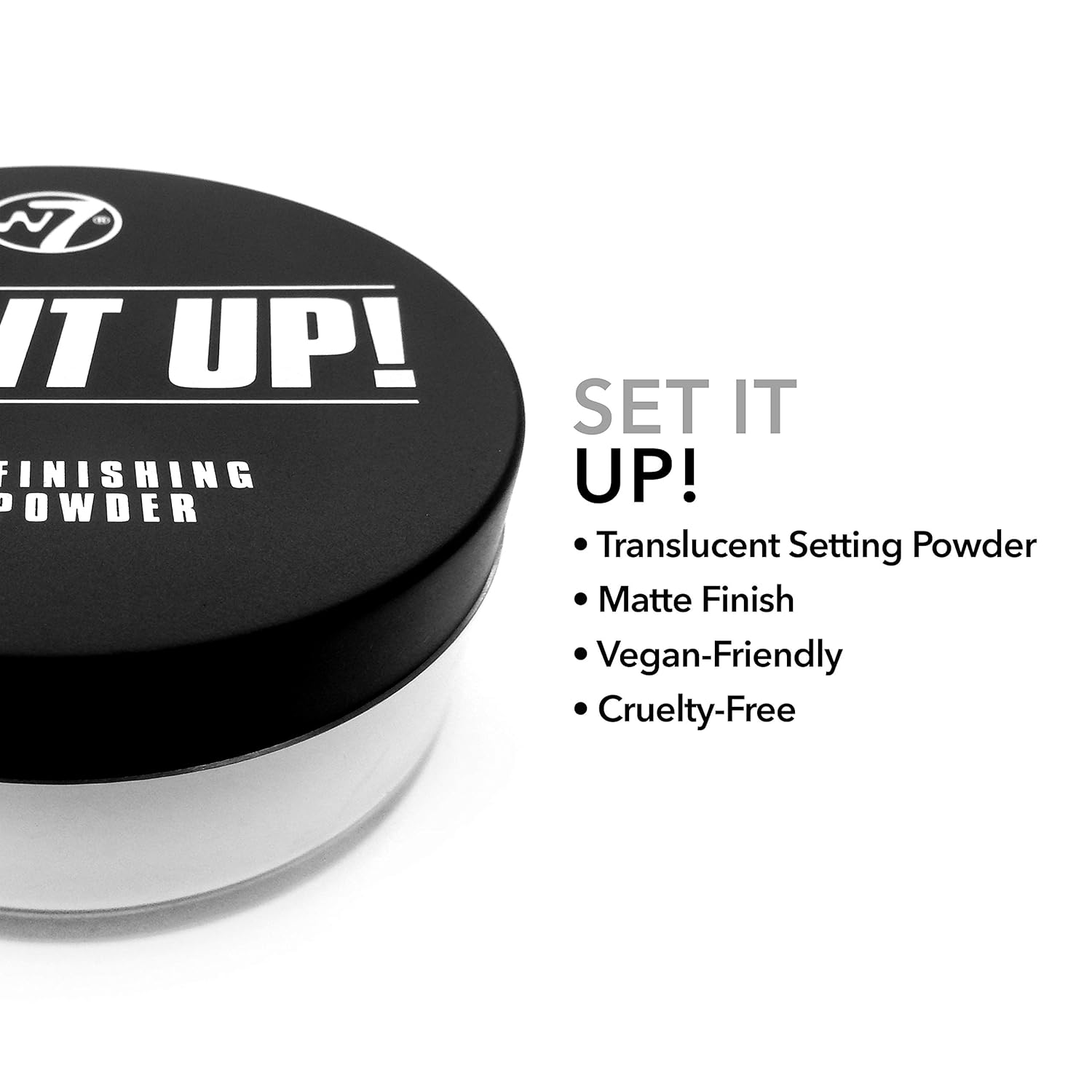 W7 Set It Up Loose Setting Powder - Weightless Translucent Blurring Powder For All Skin Tones : Beauty & Personal Care