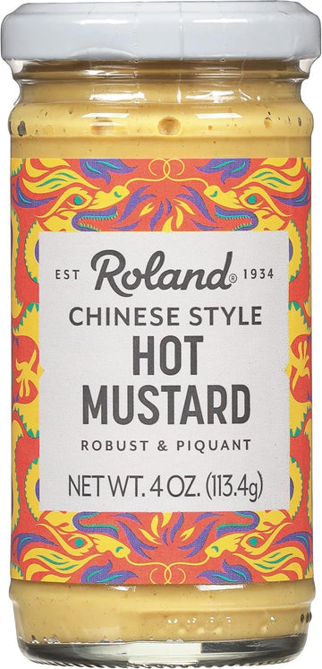 Roland Foods Chinese Hot Mustard, 4 Ounce Jar, Pack Of 6