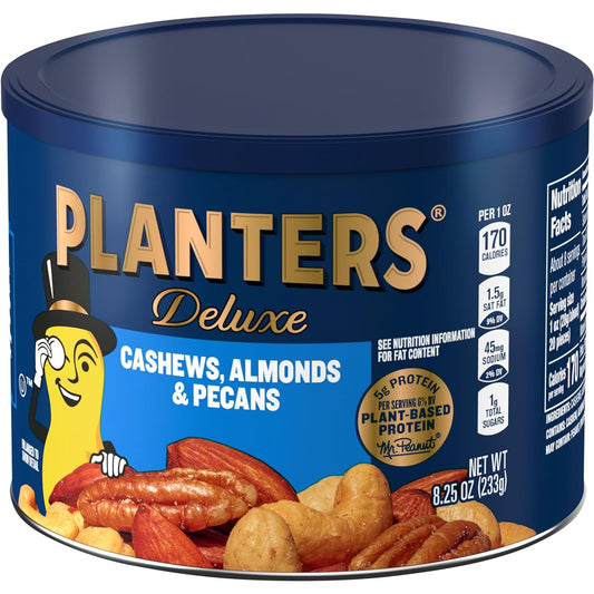 Planters Select Cashews (Almonds & Pecans Nut Mix, 8.25 Oz Canister)