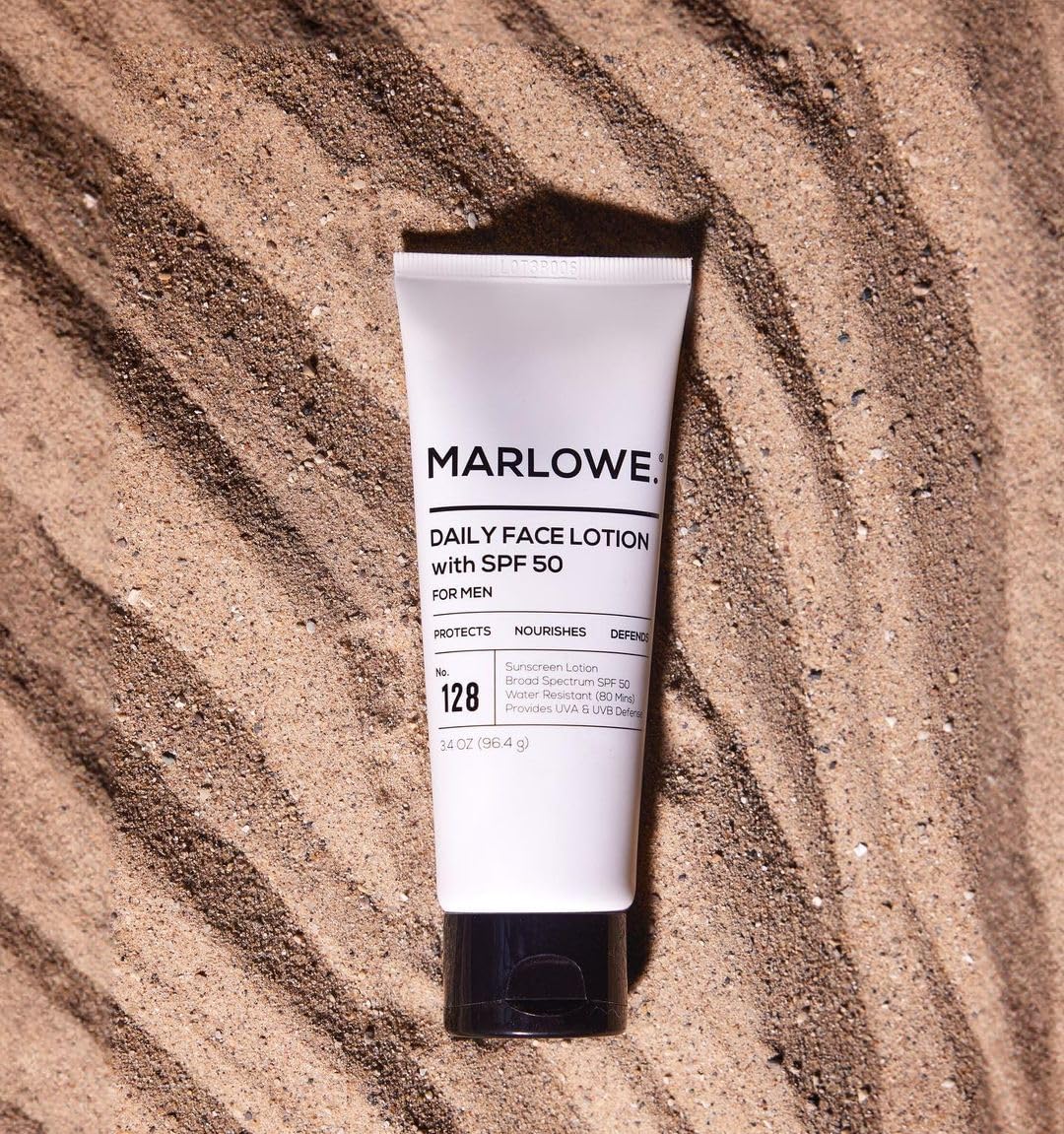 Marlowe. No. 123 Facial Moisturizer 6 Oz, Daily Face Lotion With Aloe Vera & Green Tea Extract, Hydrates, Nourishes, Restores & Soothes, Lightweight, Non-Greasy, Fresh Aloe Citron Scent : Beauty & Personal Care