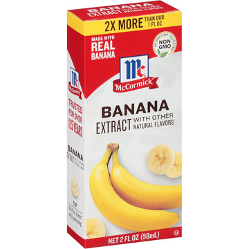 Mccormick Banana Extract With Other Natural Flavors, 2 Fl Oz