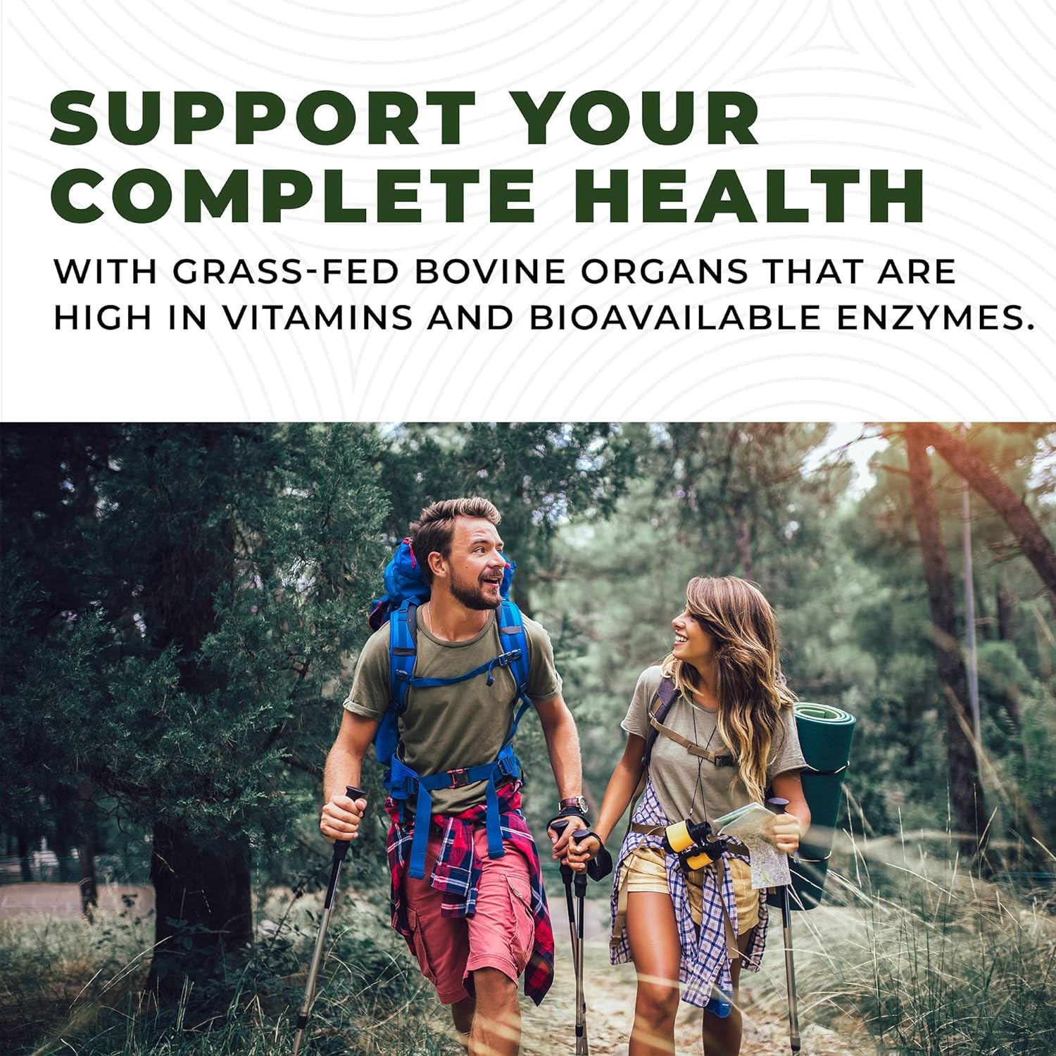 Beef Organ Supplement Grass Fed - 7 Beef Organs Complex From New Zealand - Liver Heart Pancreas Kidney Lung Spleen Bone Marrow - Non-Gmo, No Fillers, Hormone & Antibiotic Free - Carnivore Diet - 180Ct : Health & Household