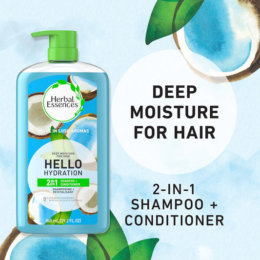 Herbal Essences Hello Hydration 2In1 Shampoo Conditioner 29.2 Fl Oz