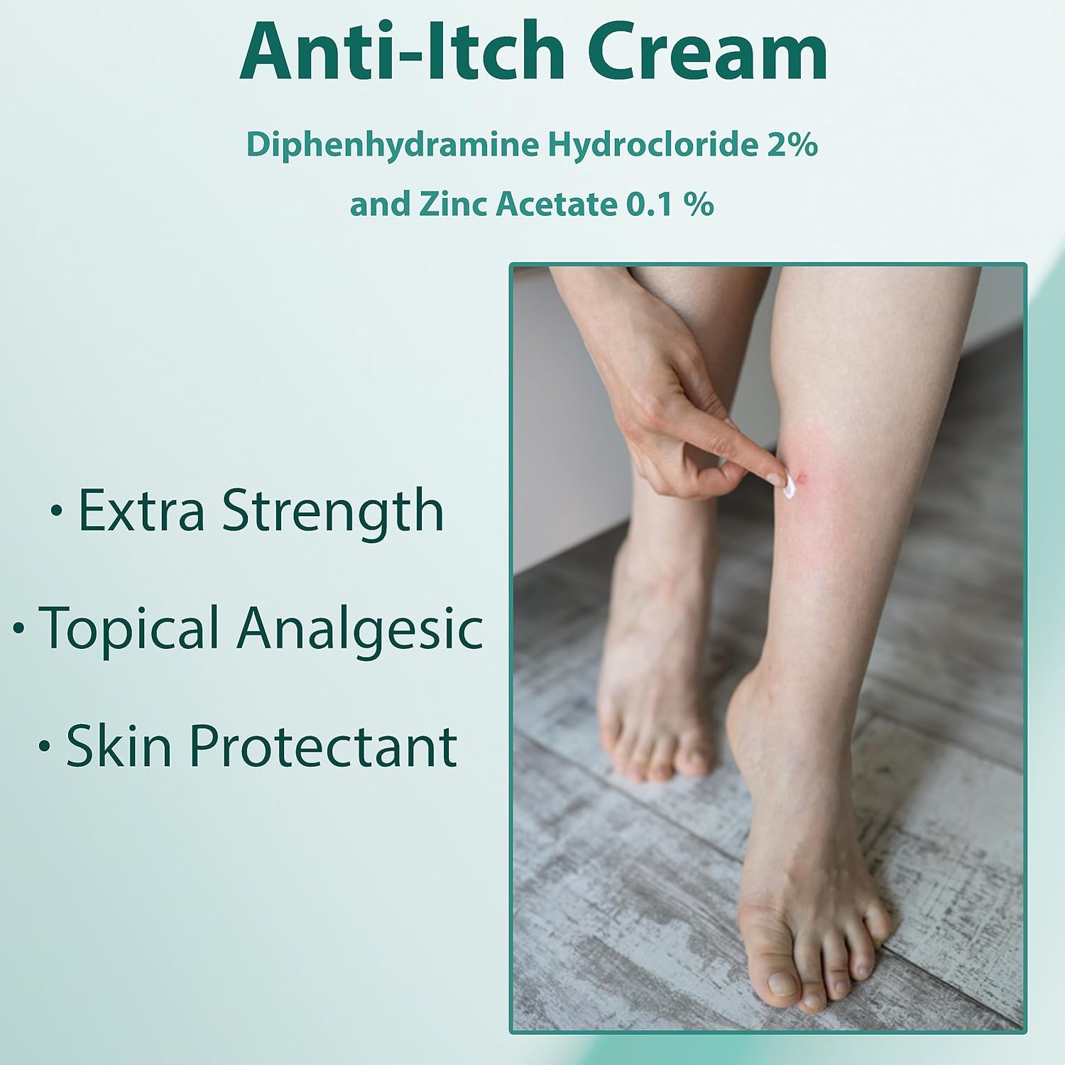 TARO Diphenhydramine Anti Itch Cream for Insect Bites, Skin Irritation and Rashes : Health & Household