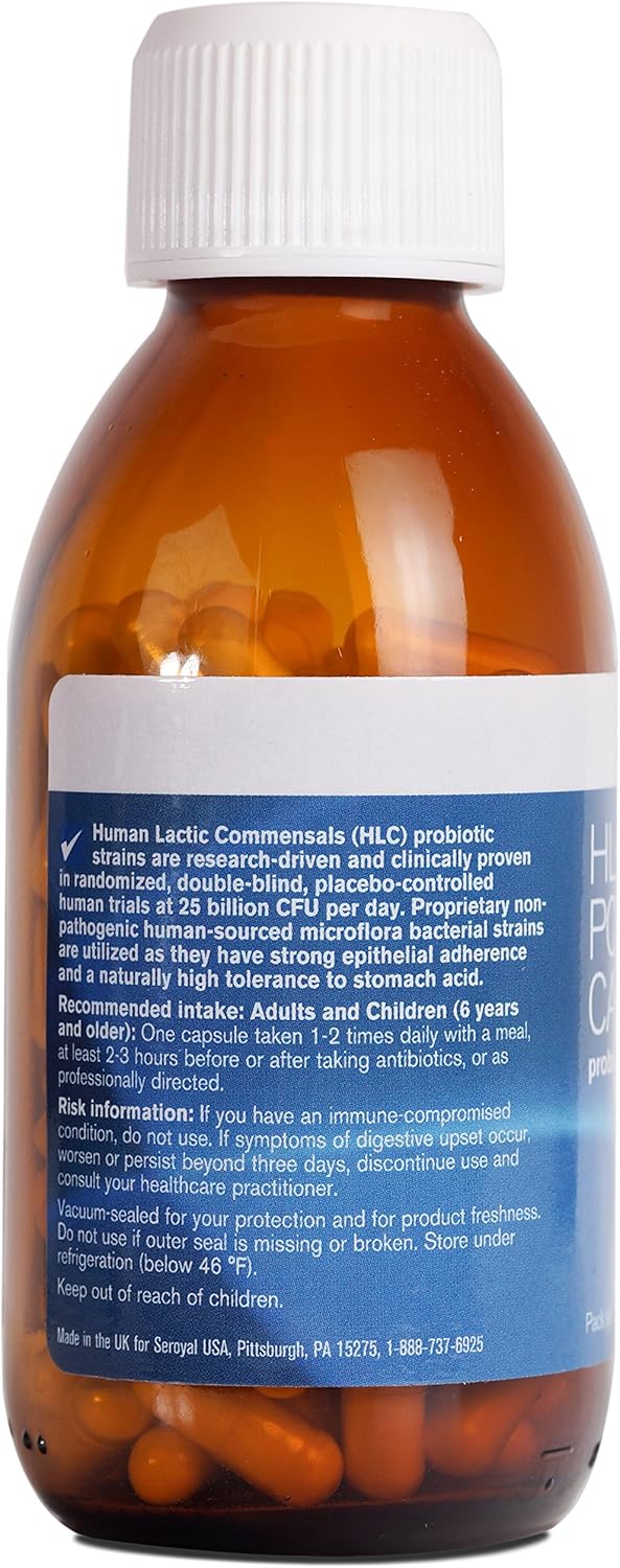 Pharmax Hlc High Potency Capsules | Probiotics To Promote Gastrointestinal Health In Adults And Children | 120 Capsules : Health & Household