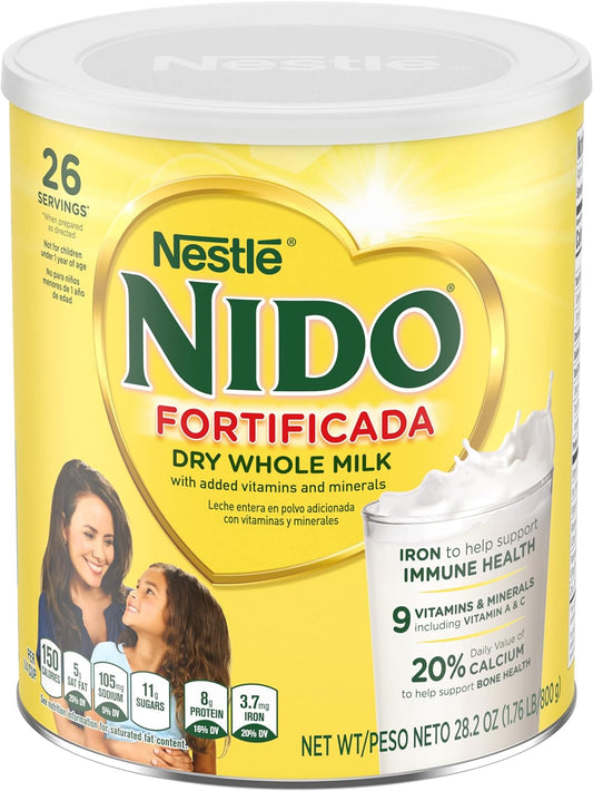 Nestle Nido fortficada dry whole milk
