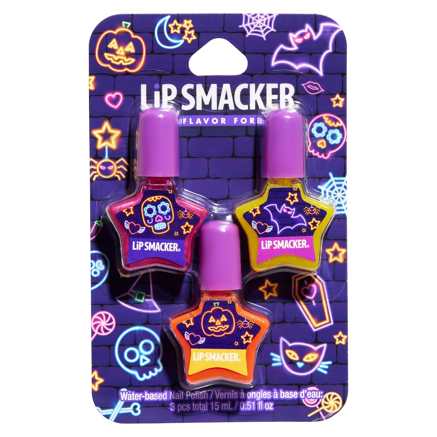 Lip Smacker Halloween Nail Trio - Neon