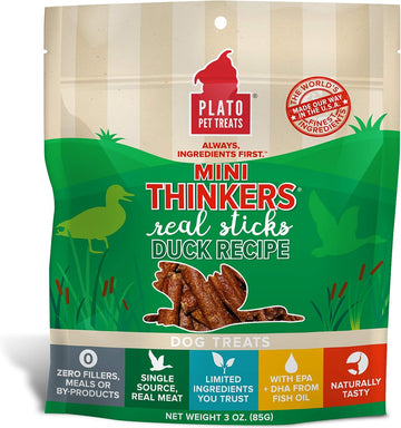 Plato Mini Thinkers Duck Recipe 3Oz, Natural (850002221336)