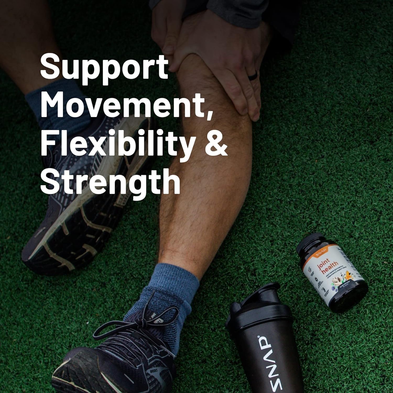 Snap Supplements Joint Health Support Supplement, Plant Based Glucosamine & MSM Supplement, Joint Supplement to Support Movement, Flexibility and Strength, Joint Support Supplement, 90 Capsules : Health & Household