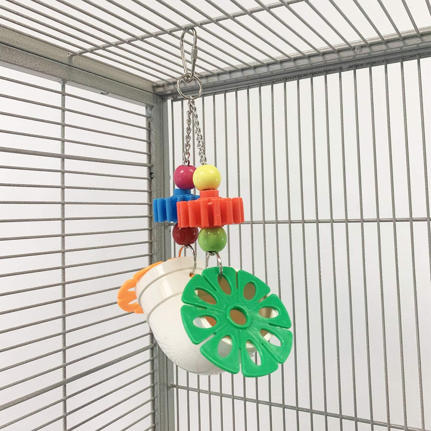 PVC Forager - Durable Fun Treat Foraging Cage Accessory Toy - for Sugar Gliders, Squirrels, Chinchillas, Prairie Dogs, Degus, Skunks, Marmosets, Monkeys, Parrots, Birds, Rats, Hamsters & Gerbils : Pet Supplies
