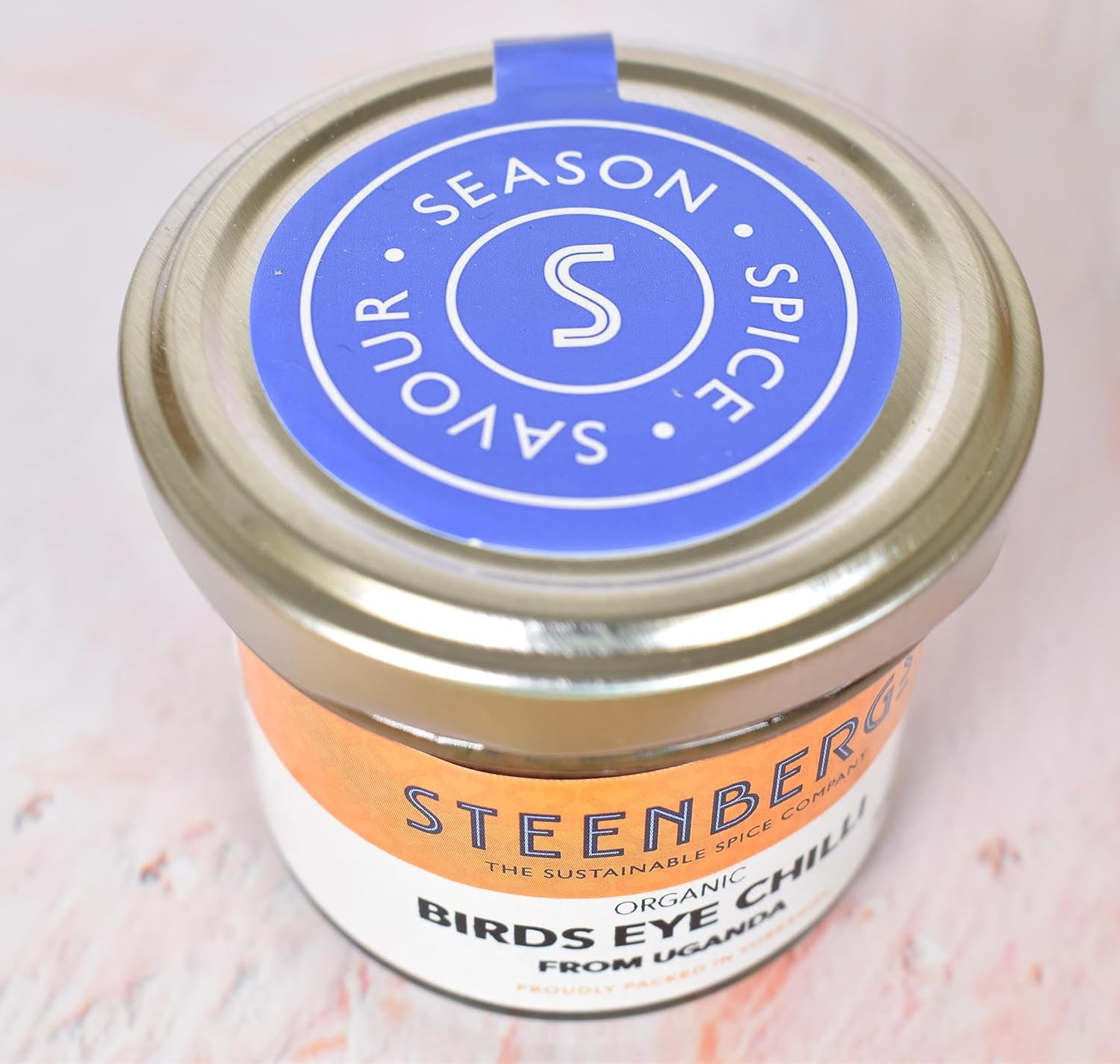 Steenbergs Organic Birds Eye Chilli Whole Dried Standard 25G