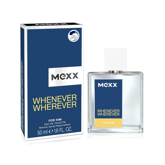 Mexx Wherever Eau De Toilette Spray Da Uomo - 50 Ml : Health & Household