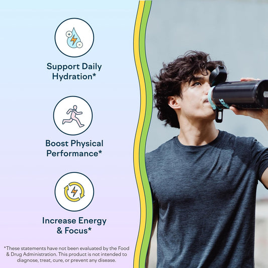 Feel Goods Hydration Hero, 1,000Mg Electrolytes Powder, Sugar Free, Magnesium, Organic Aloe Vera, L Theanine, Vitamin C, B12, Keto, Vegan, Plant Based, Passion Fruit Punch, 30 Servings