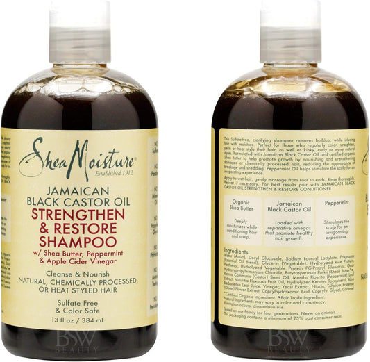 Shea Moisture - Jamaican Black Castor Oil Shampoo & Conditioner Set