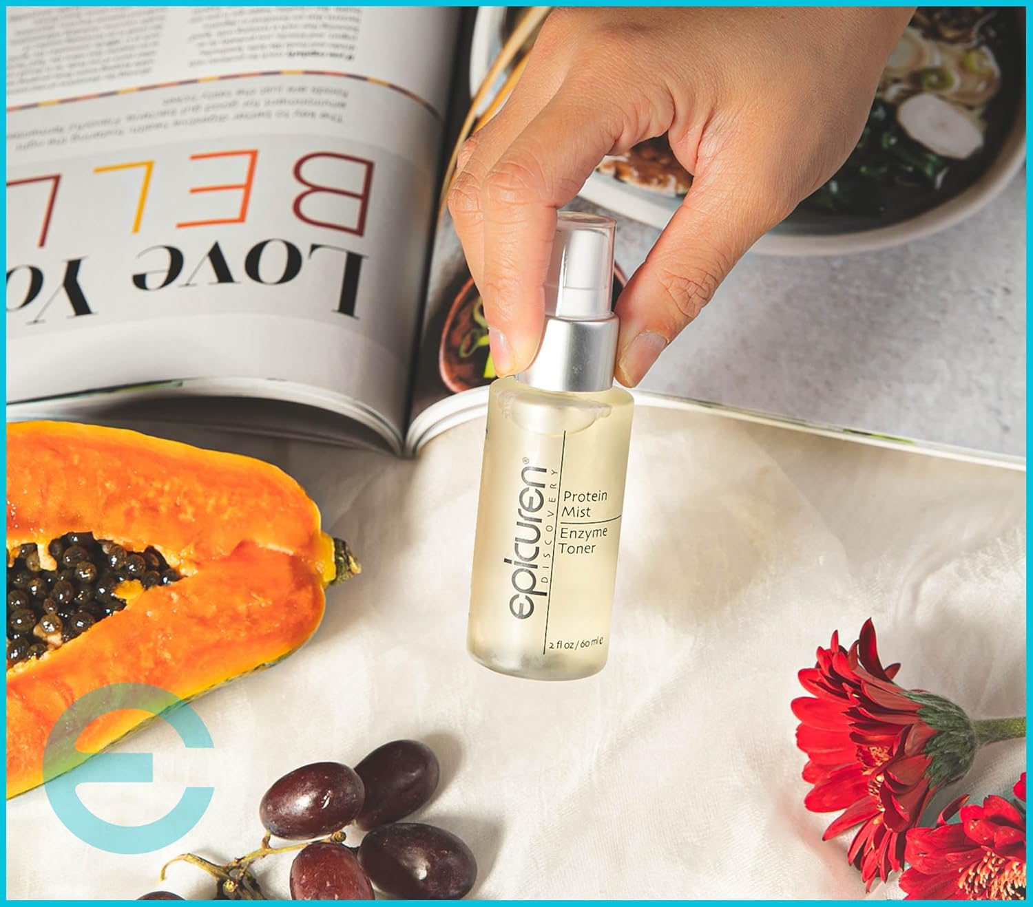 Epicuren Discovery Protein Mist Enzyme Toner, Apricot, 2 Oz. : Beauty & Personal Care