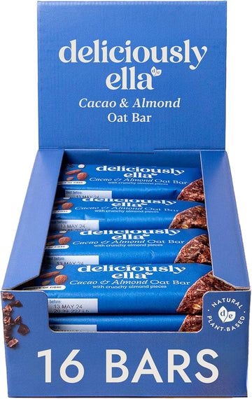 Deliciously Ella Cacao & Almond Oat Bars, 3 X 50G
