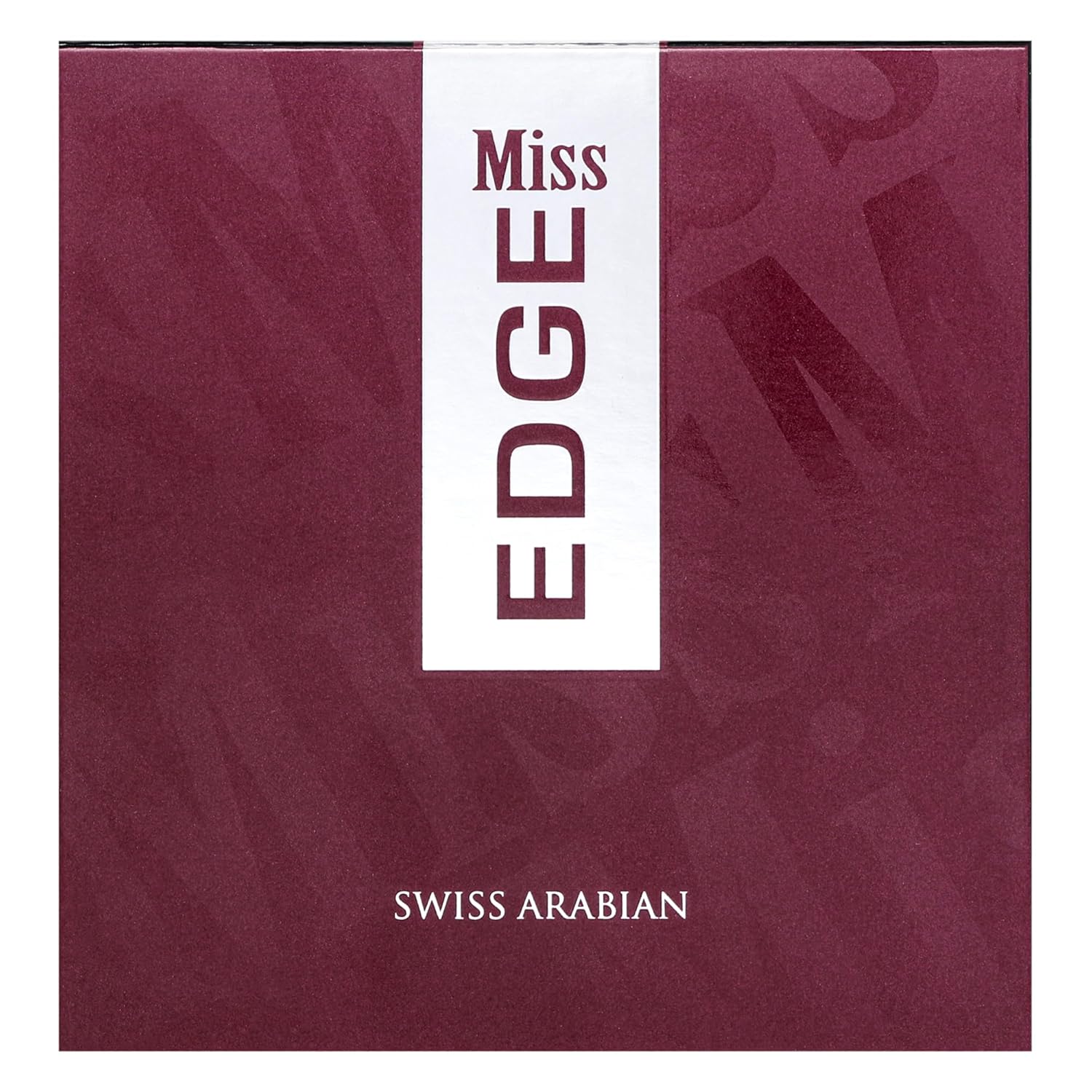 Swiss Arabian Miss Edge - Luxury Products From Dubai - Long Lasting, Addictive Personal Edp Spray Fragrance - Seductive Signature Aroma - 3.4 Oz : Beauty & Personal Care