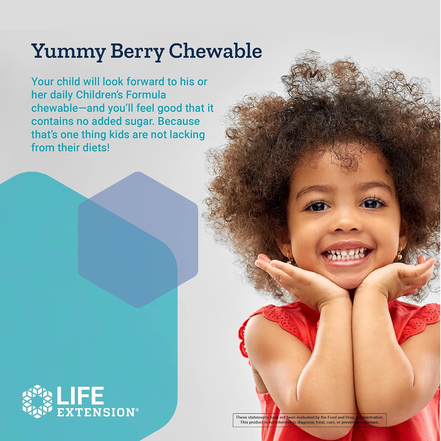 Life Extension Children's Formula Mix Berry-Flavored, Kid-Friendly Chewable Multivitamin – Gluten-Free, Non-GMO – 120 Chewable Tablets : Health & Household