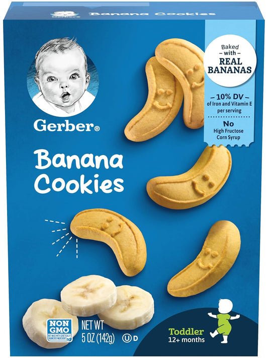 Gerber Toddler Lil' Biscuits (Banana Cookies, Pack of 5)