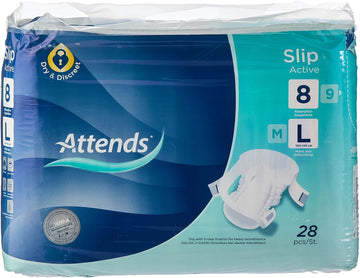 Attends Slip Active 8 Large Slips 100-145Cm