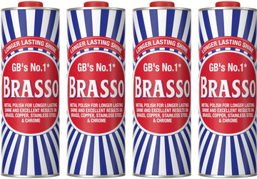 Brasso Metal Polish Liquid, 1L (Pack Of 2)