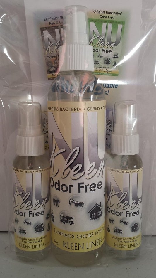 NuKleen Odor Free - Kleen Linen - 9 oz, (2) 2oz. : Health & Household