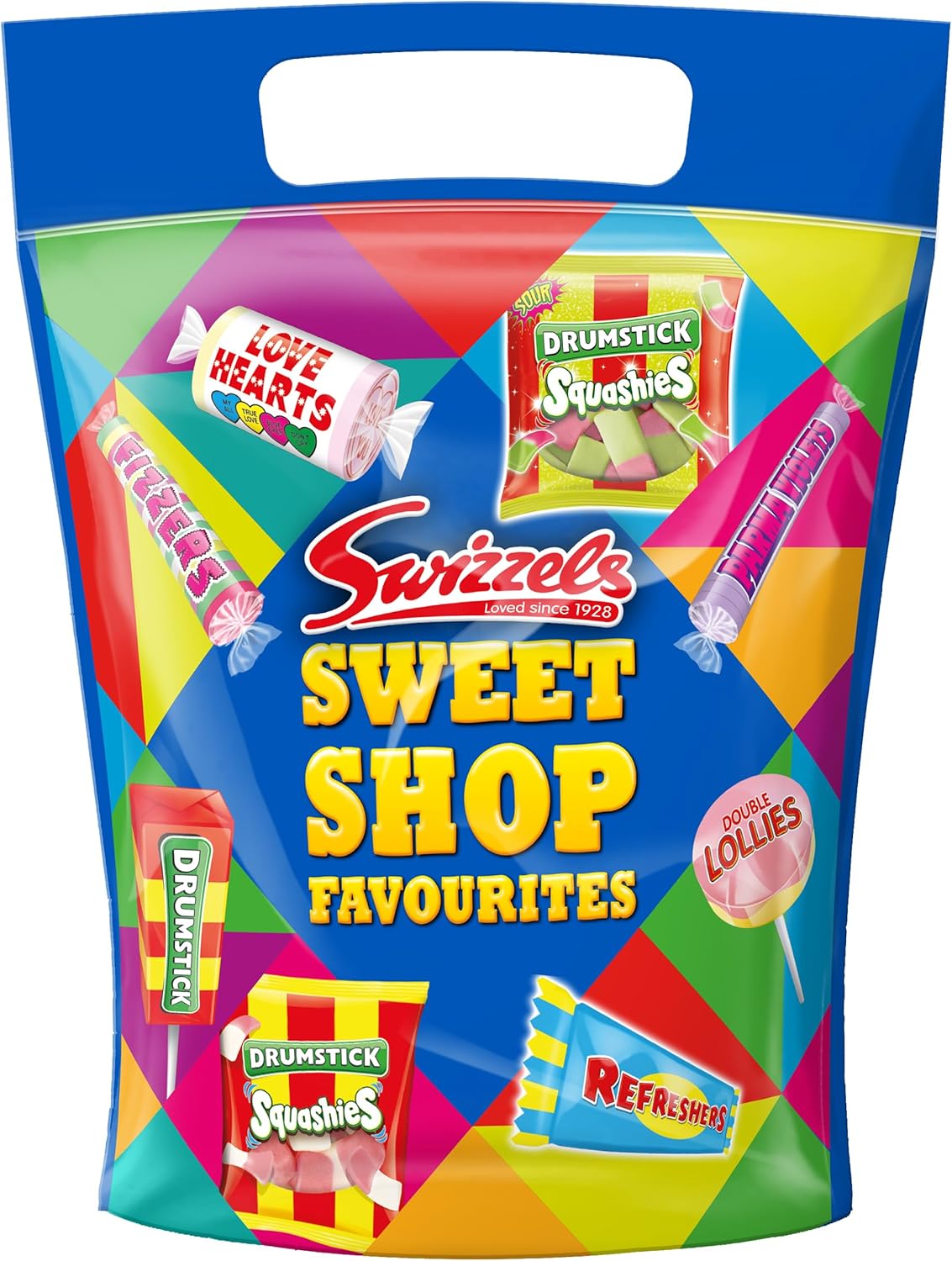 Swizzels Sweet Shop Favourites, Classic Sweet Mix, 450G Pouch Of Assorted Sweets